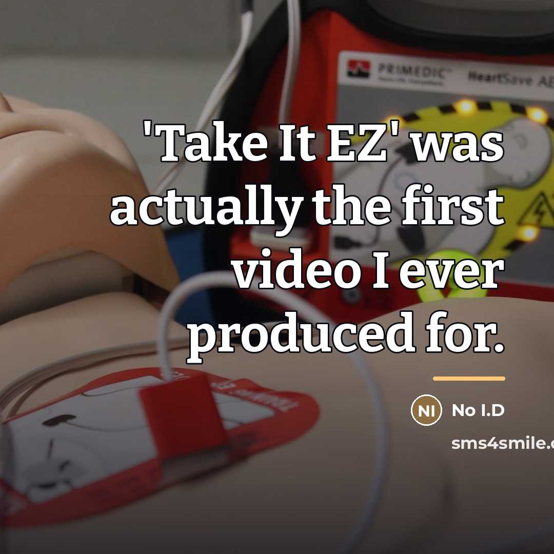 “'Take It EZ' was actually the first video I ever…” quote by No I.D