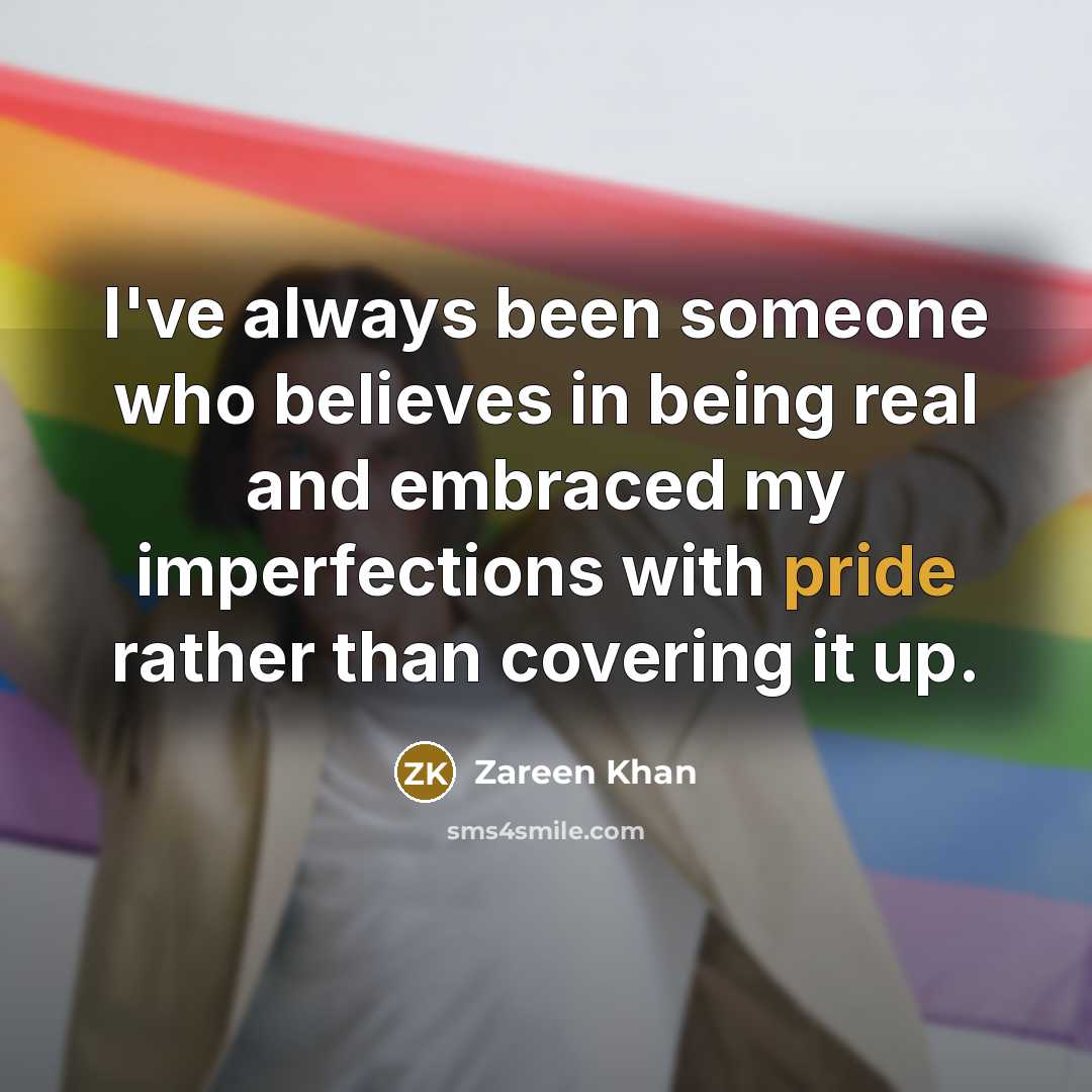 “I've always been someone who believes in being real and…” quote by Zareen Khan