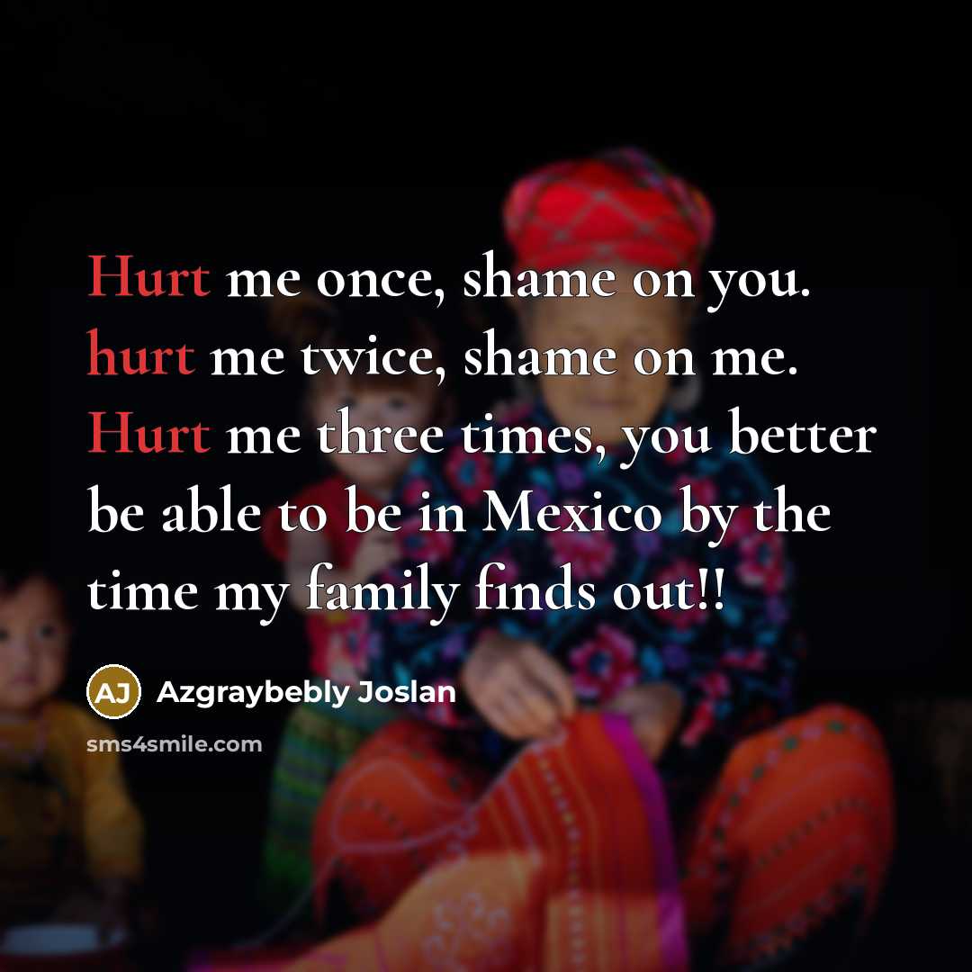 “Hurt me once, shame on you. hurt me twice, shame…” quote by Azgraybebly Joslan