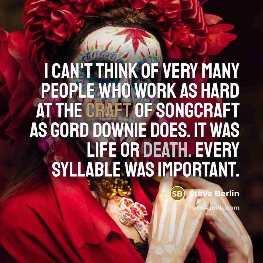 “I can't think of very many people who work as…” quote by Steve Berlin