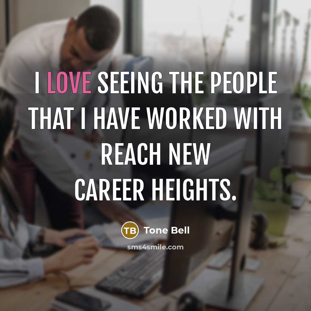 “I love seeing the people that I have worked with…” quote by Tone Bell