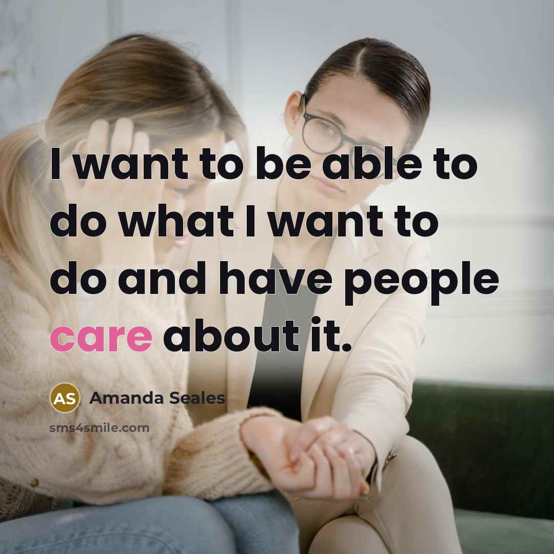 “I want to be able to do what I want…” quote by Amanda Seales