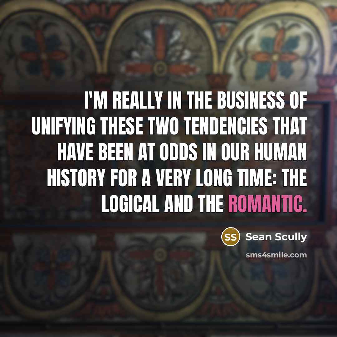 “I'm really in the business of unifying these two tendencies…” quote by Sean Scully