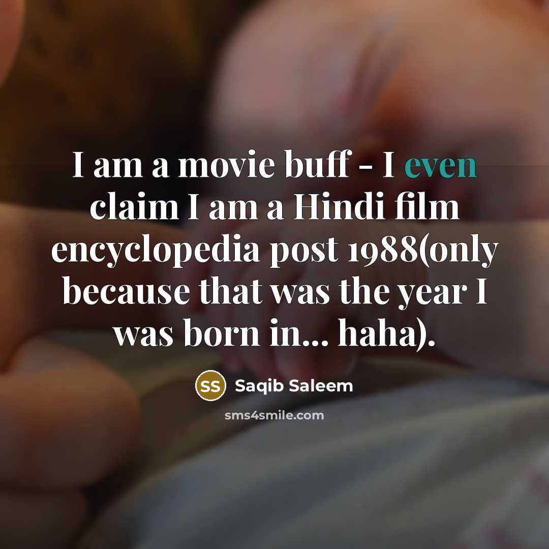 “I am a movie buff - I even claim I…” quote by Saqib Saleem