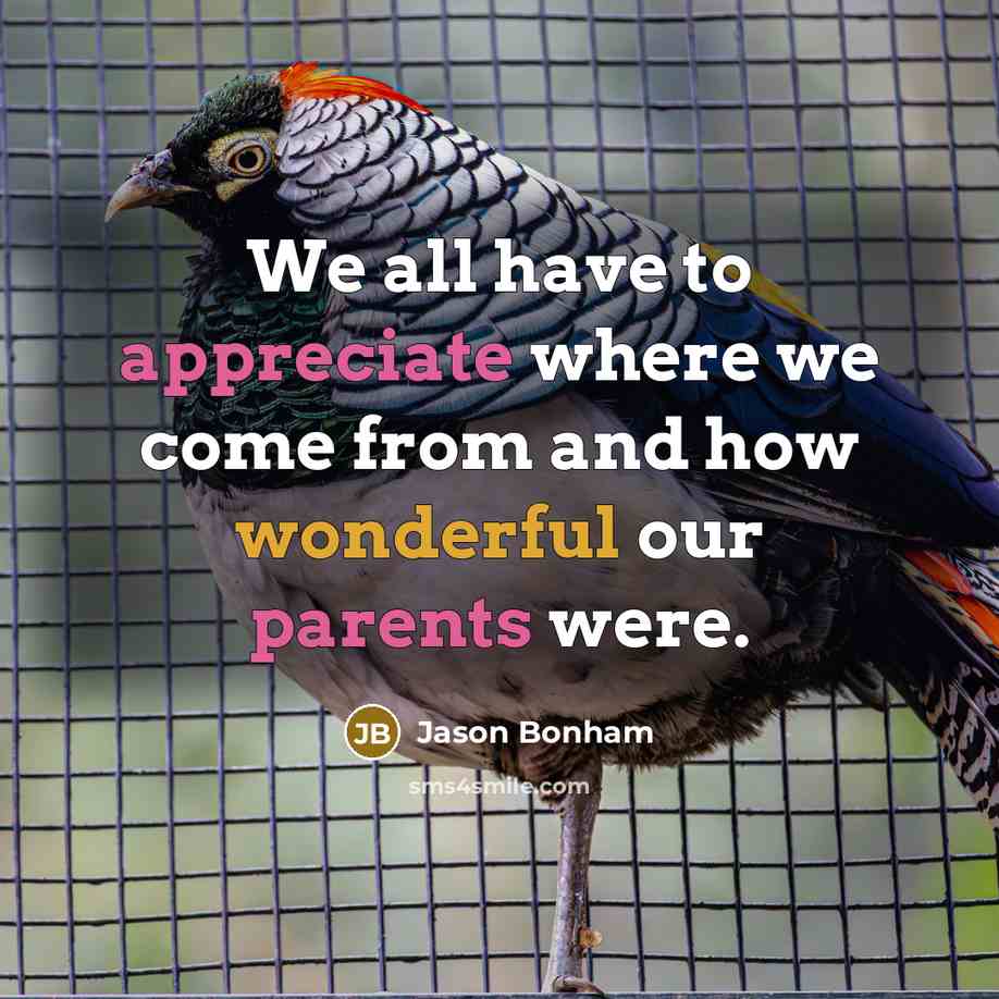 “We all have to appreciate where we come from and how wonderful our parents were.” quote by Jason Bonham