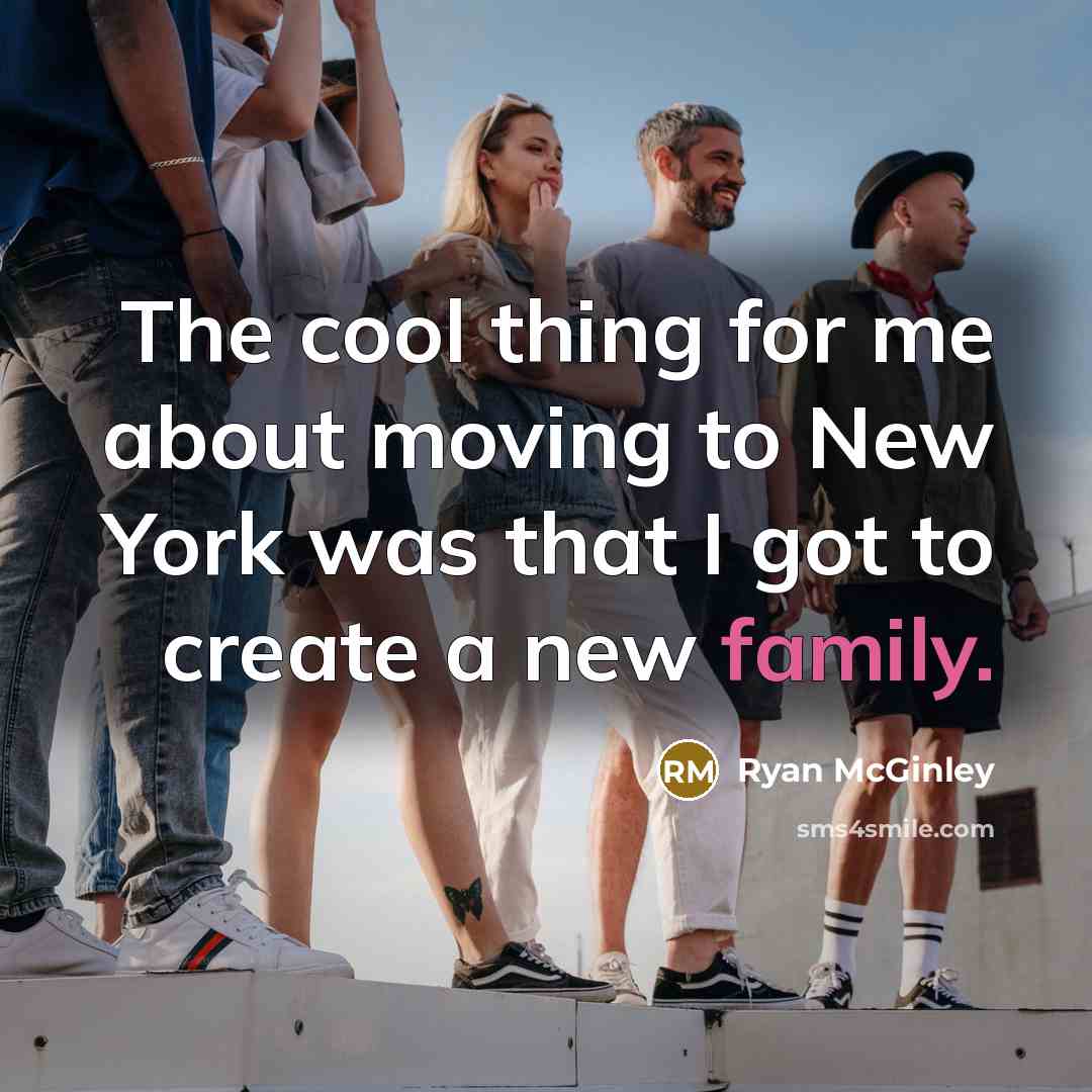 “The cool thing for me about moving to New York…” quote by Ryan McGinley