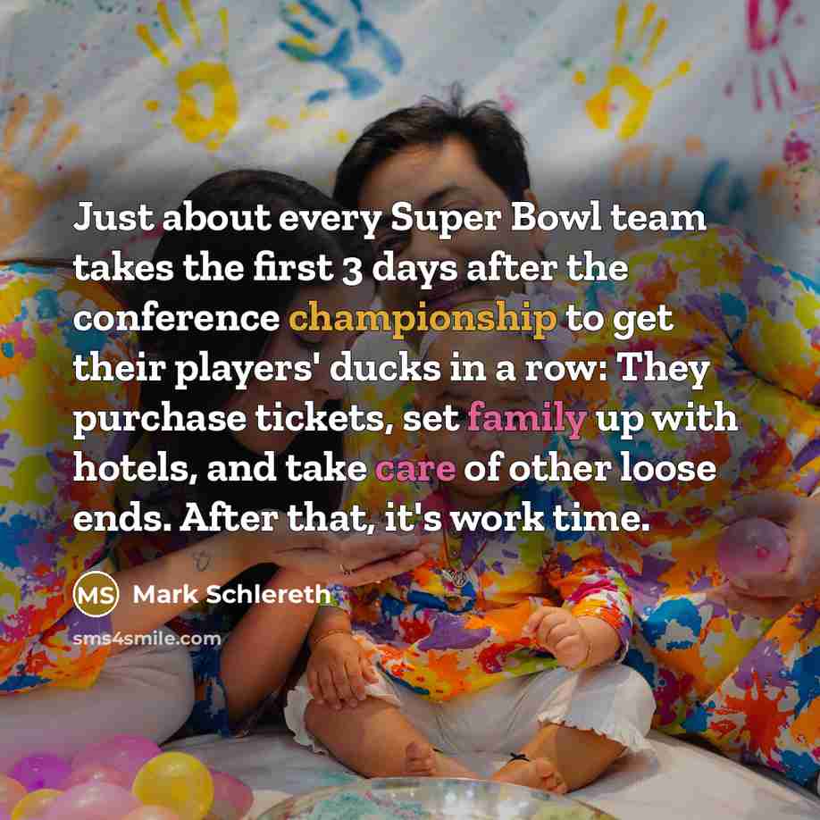 “Just about every Super Bowl team takes the first 3…” quote by Mark Schlereth