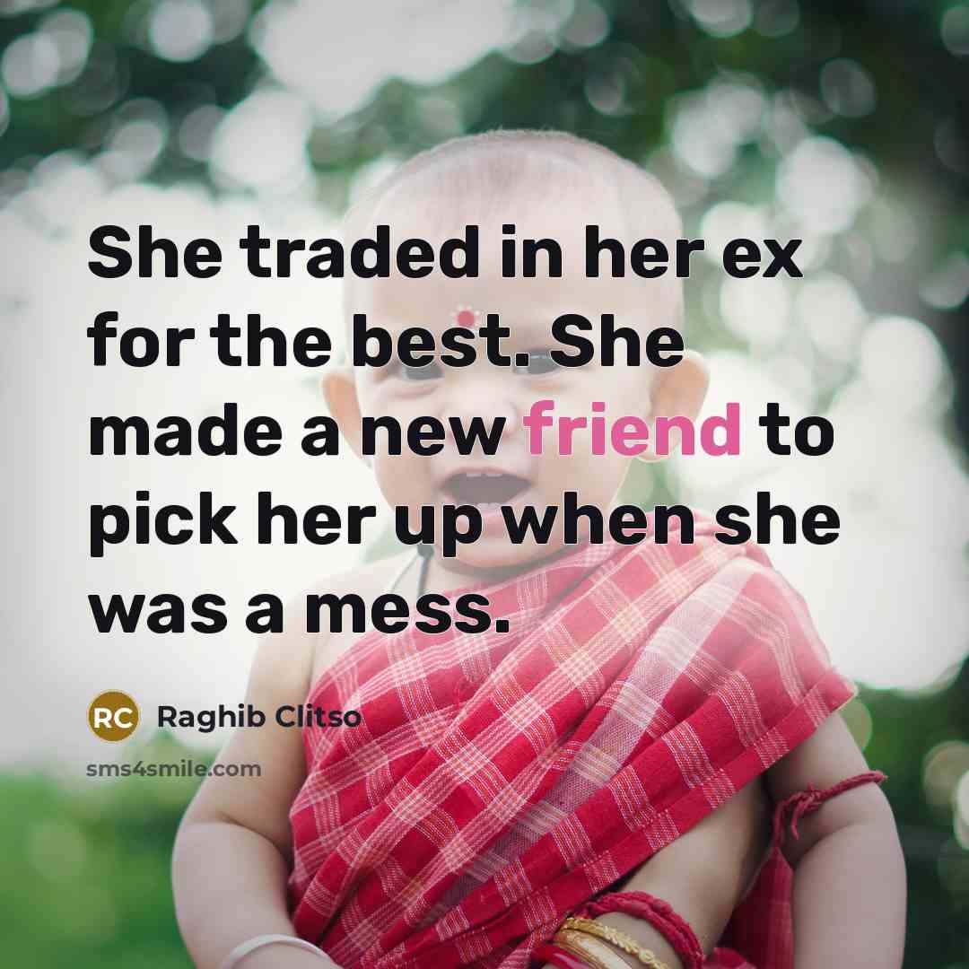 “She traded in her ex for the best. She made…” quote by Raghib Clitso