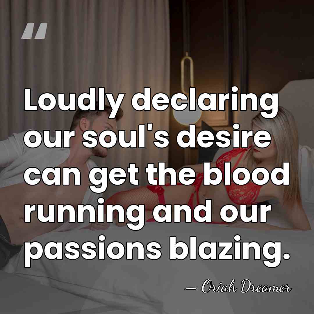 Loudly declaring our soul's desire can get the blood running and our&hellip; - Oriah Dreamer