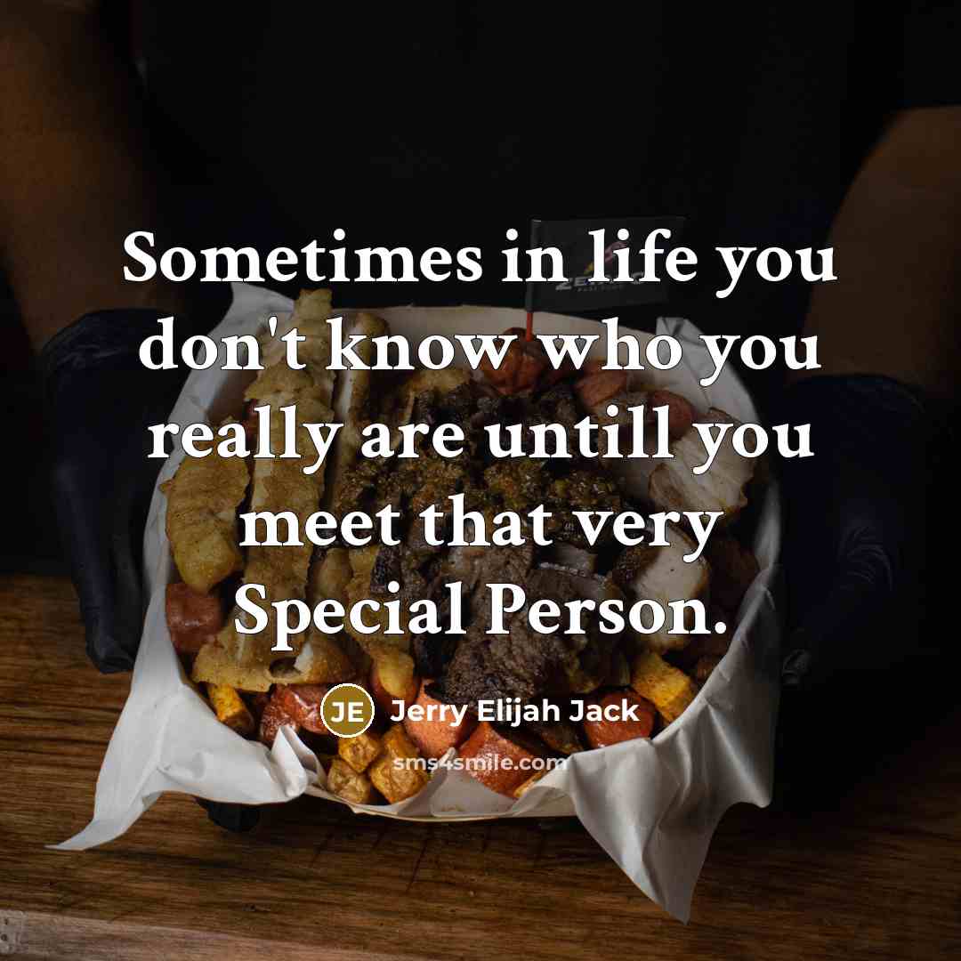 “Sometimes in life you don't know who you really are…” quote by Jerry Elijah Jack