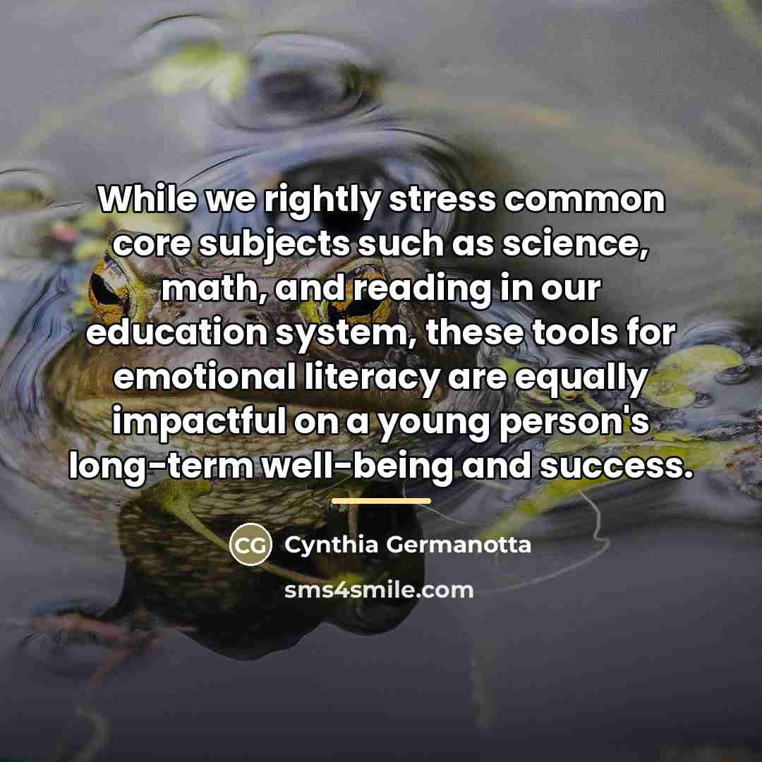“While we rightly stress common core subjects such as science,…” quote by Cynthia Germanotta