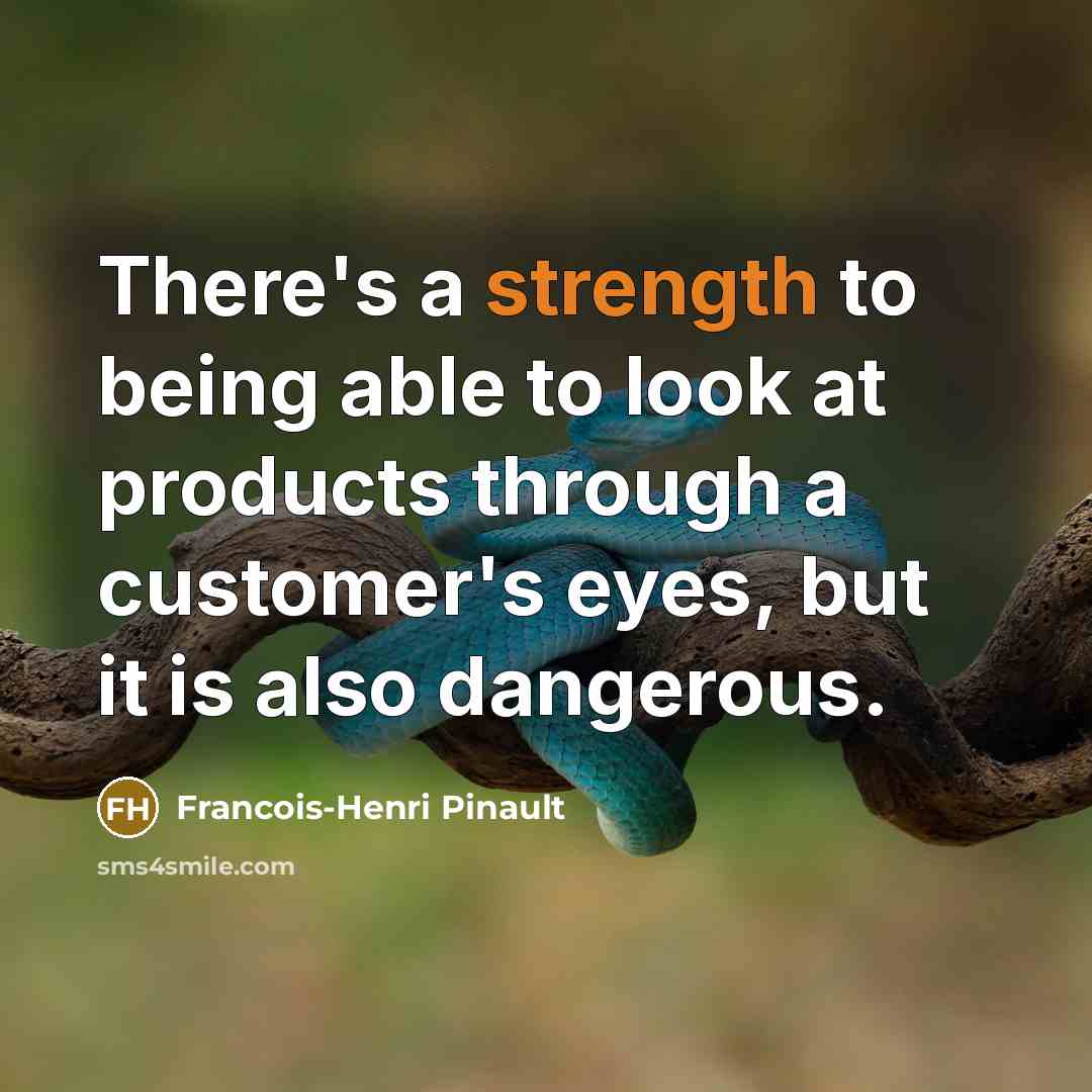“There's a strength to being able to look at products…” quote by Francois-Henri Pinault