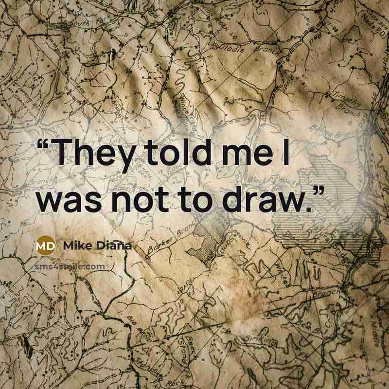 “They told me I was not to draw.” quote by Mike Diana