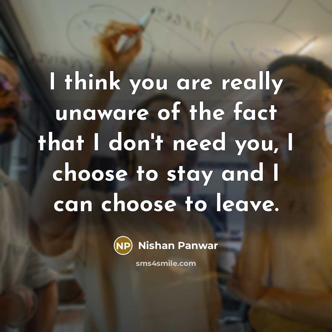 “I think you are really unaware of the fact that…” quote by Nishan Panwar