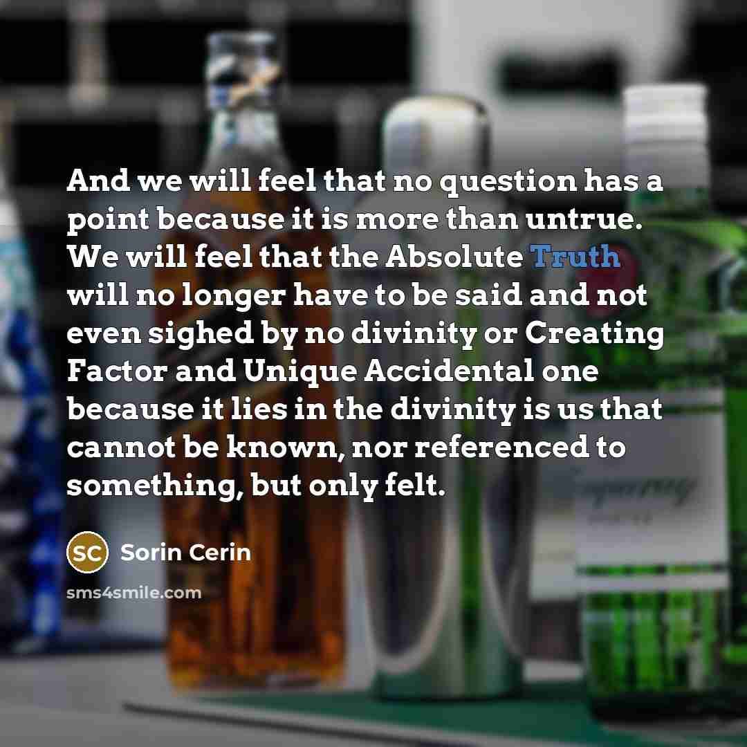 “And we will feel that no question has a point…” quote by Sorin Cerin
