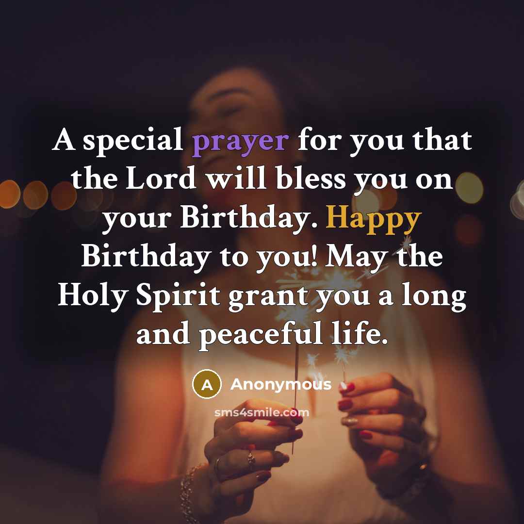 “A special prayer for you that the Lord will bless…” quote by Anonymous