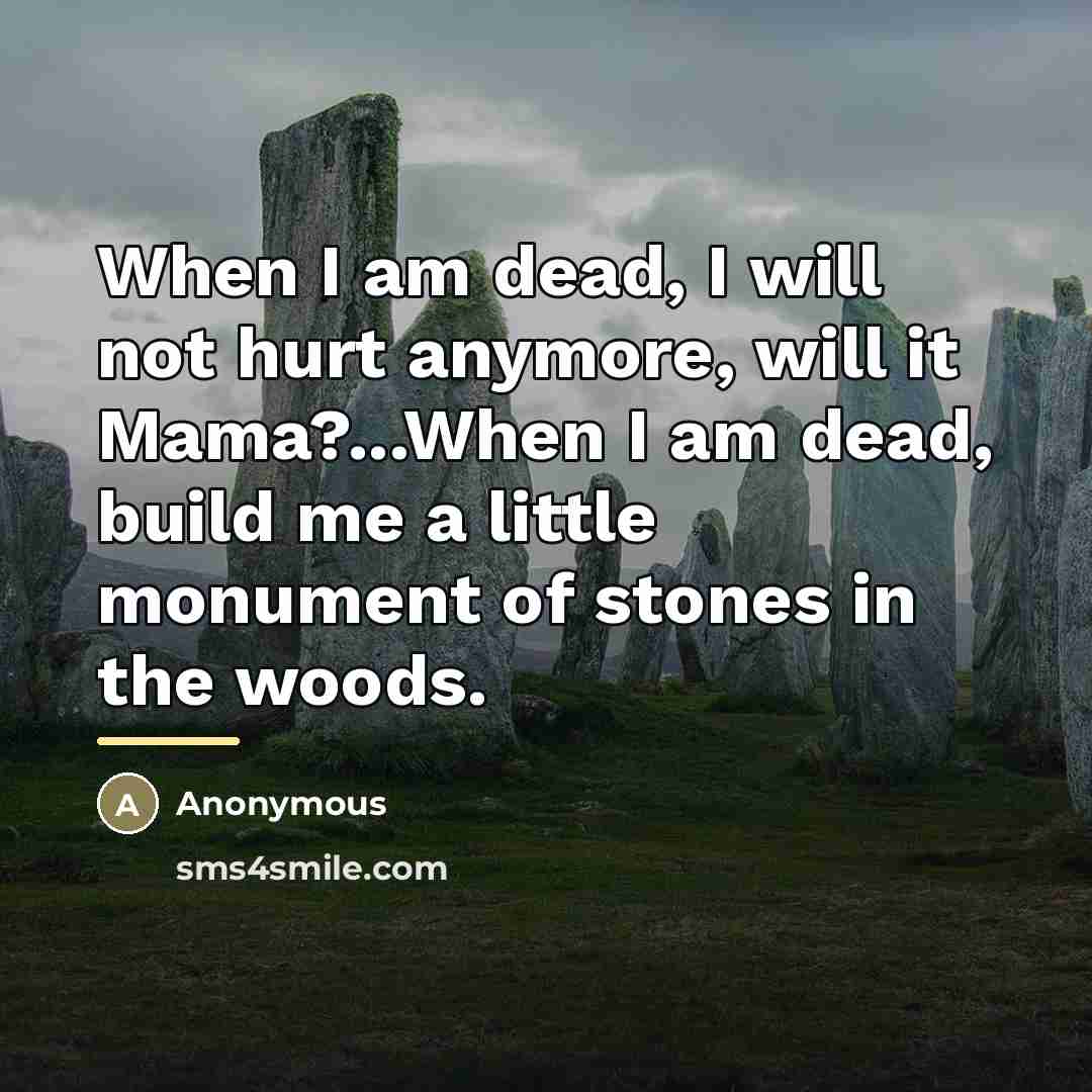 “When I am dead, I will not hurt anymore, will…” quote by Alexei Romanov