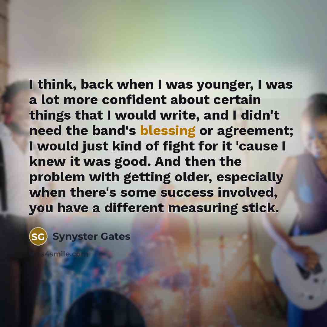 “I think, back when I was younger, I was a…” quote by Synyster Gates