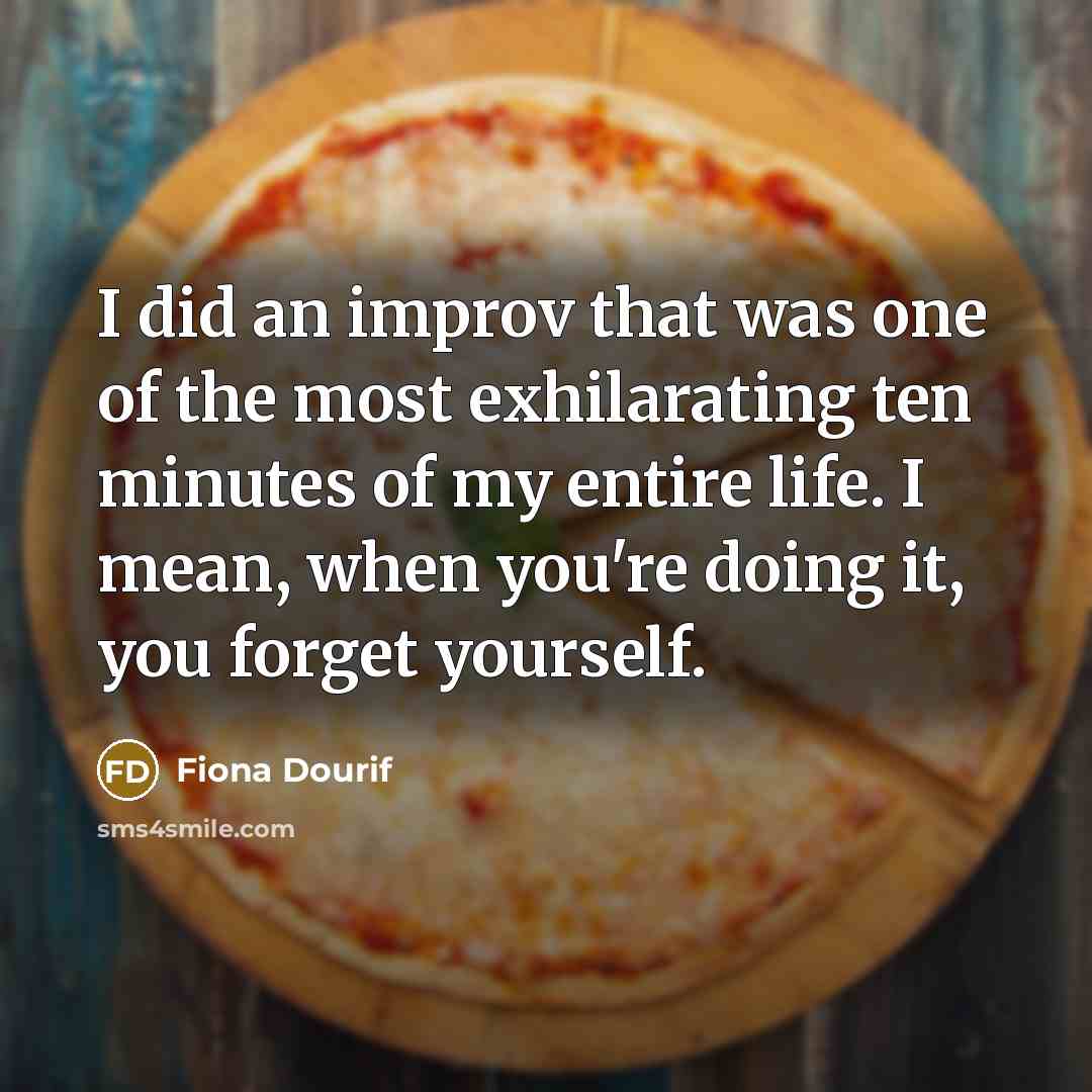 “I did an improv that was one of the most…” quote by Fiona Dourif