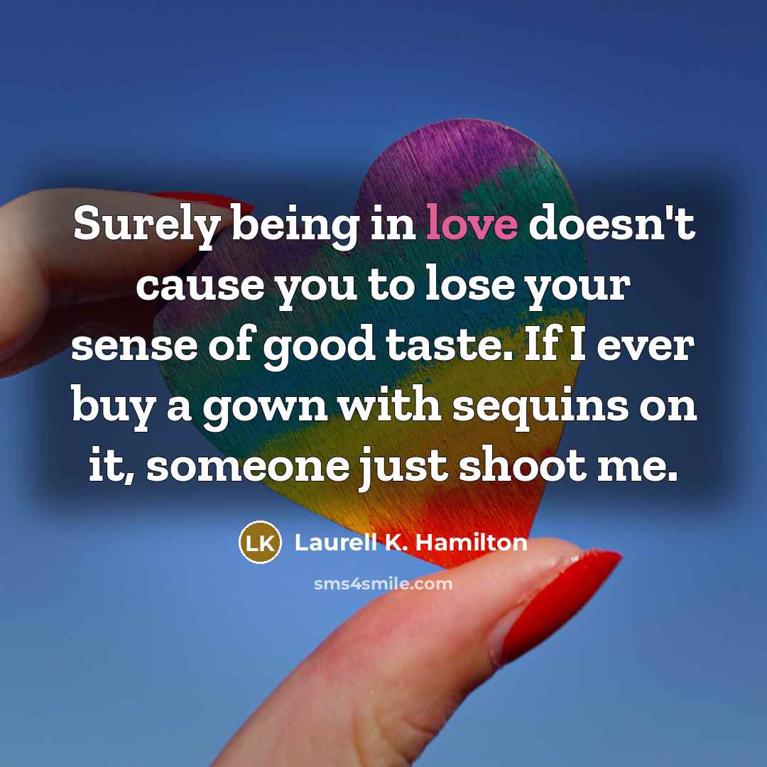 “Surely being in love doesn't cause you to lose your…” quote by Laurell K. Hamilton