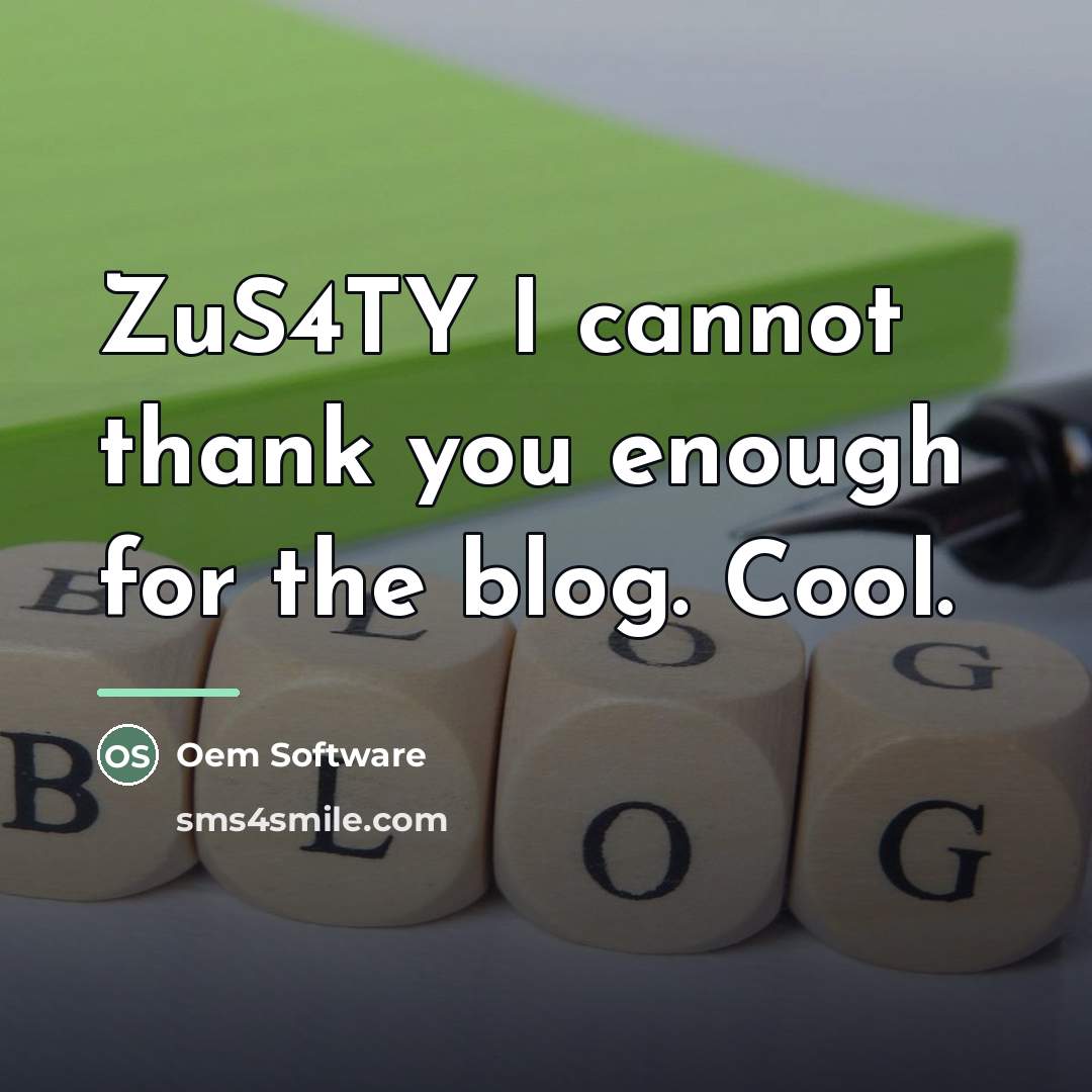 “ZuS4TY I cannot thank you enough for the blog. Cool.…” quote by Oem Software