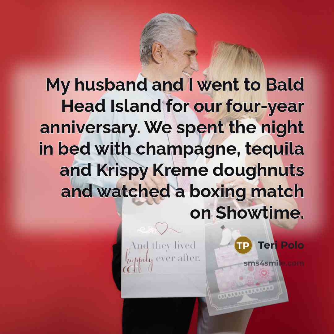 “My husband and I went to Bald Head Island for…” quote by Teri Polo