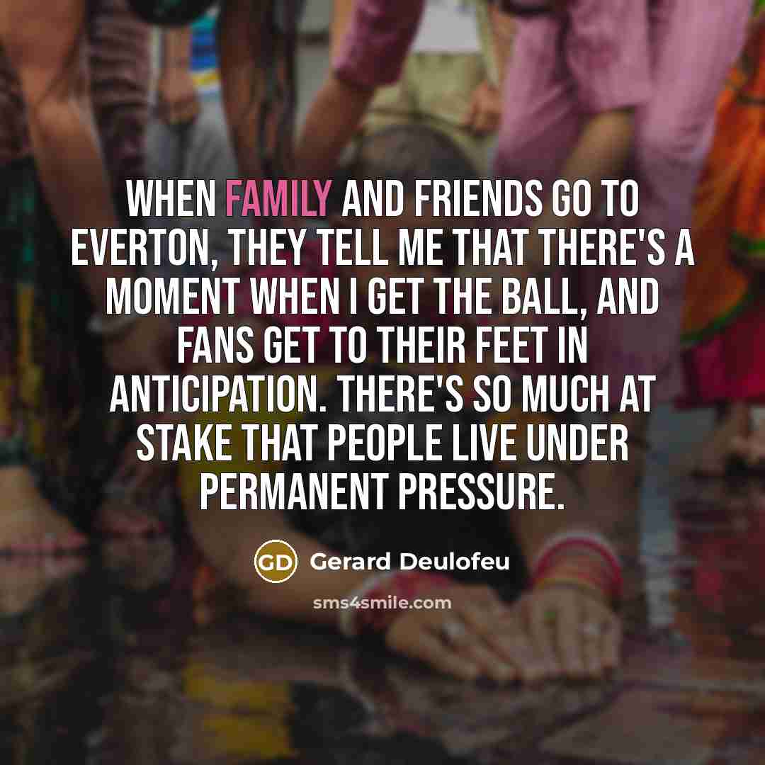 “When family and friends go to Everton, they tell me…” quote by Gerard Deulofeu