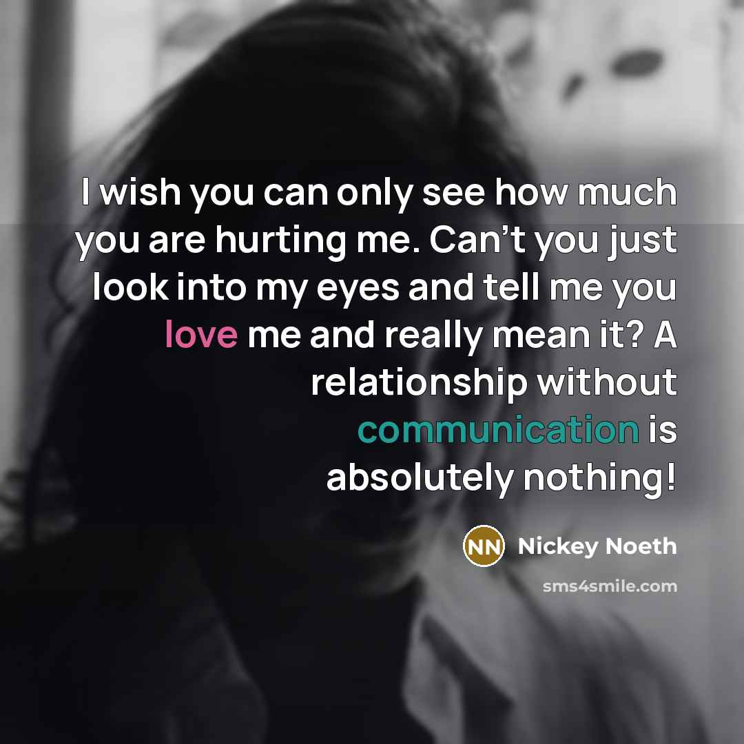 “I wish you can only see how much you are…” quote by Nickey Noeth