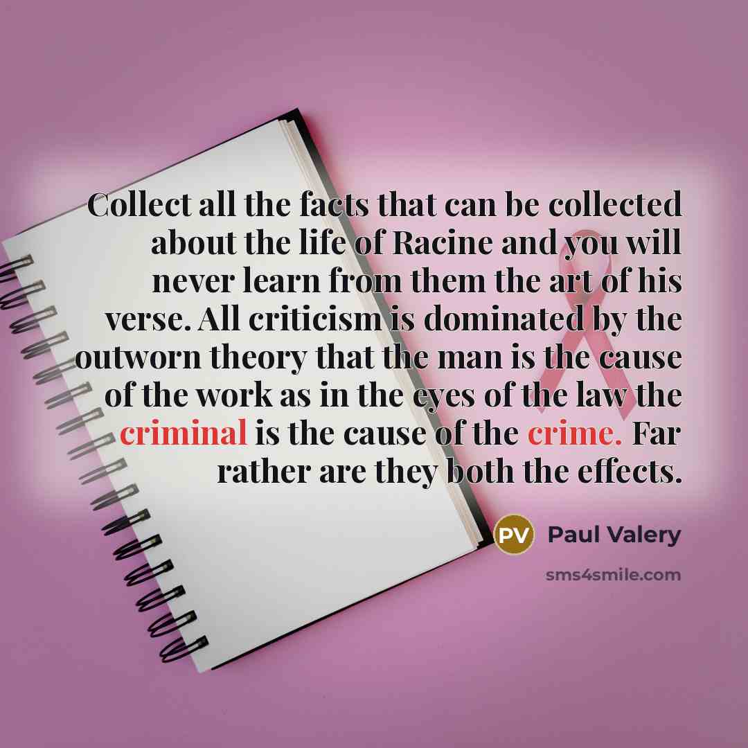 “Collect all the facts that can be collected about the…” quote by Paul Valery