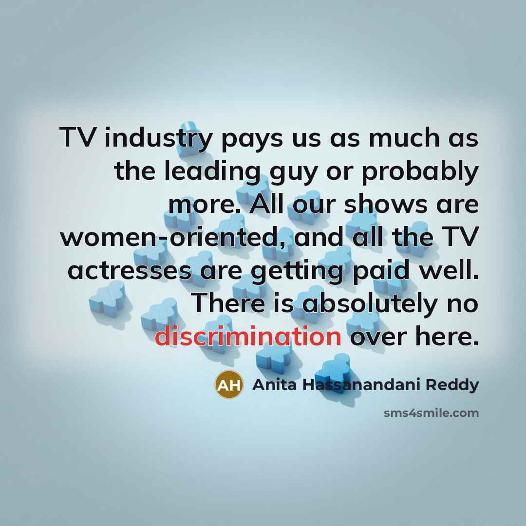 “TV industry pays us as much as the leading guy…” quote by Anita Hassanandani Reddy