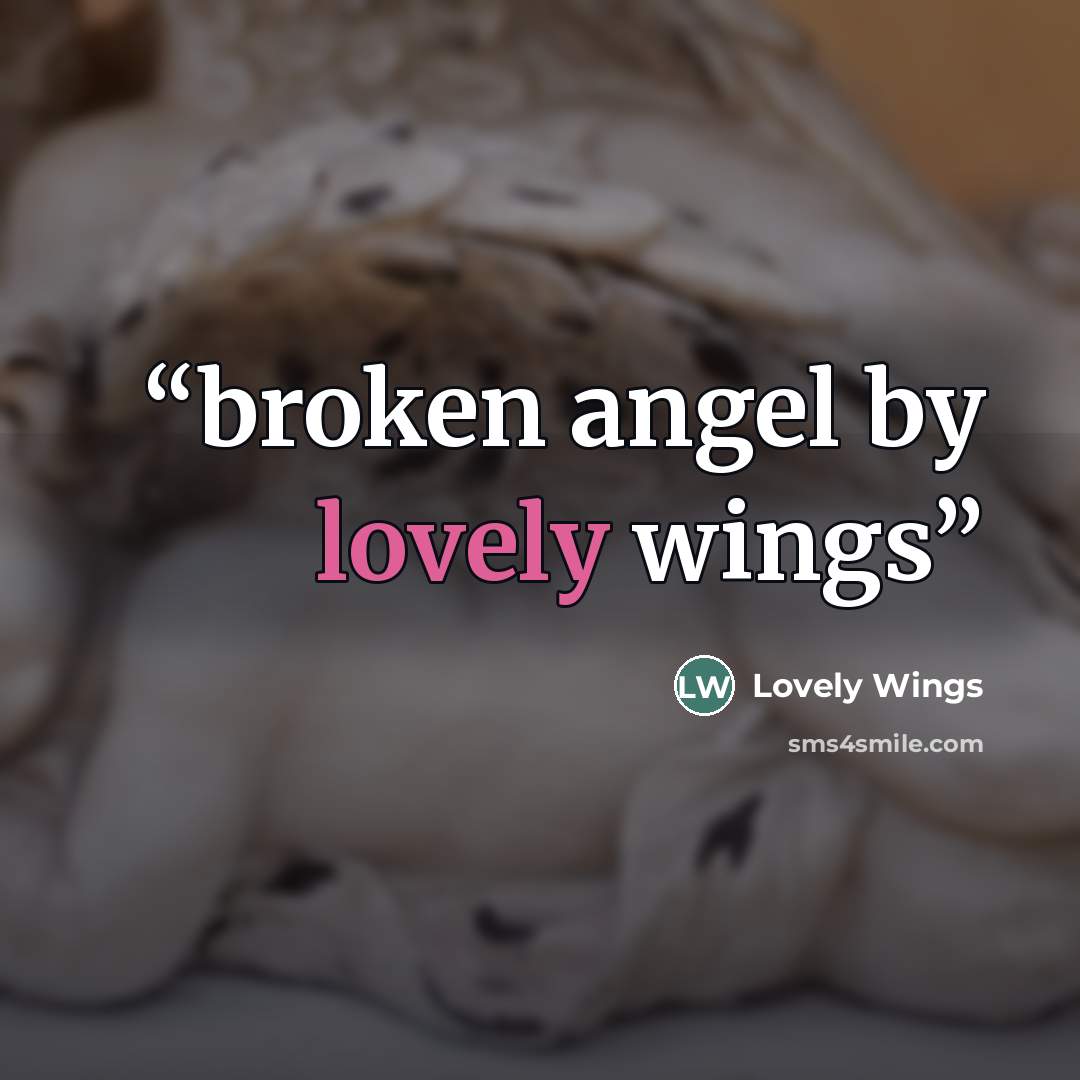 “broken angel by lovely wings” quote by Lovely Wings