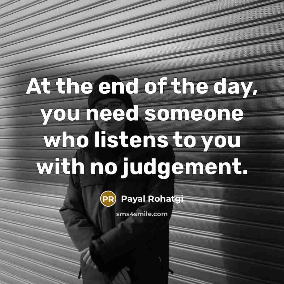 “At the end of the day, you need someone who…” quote by Payal Rohatgi