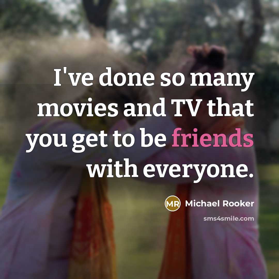 “I've done so many movies and TV that you get…” quote by Michael Rooker