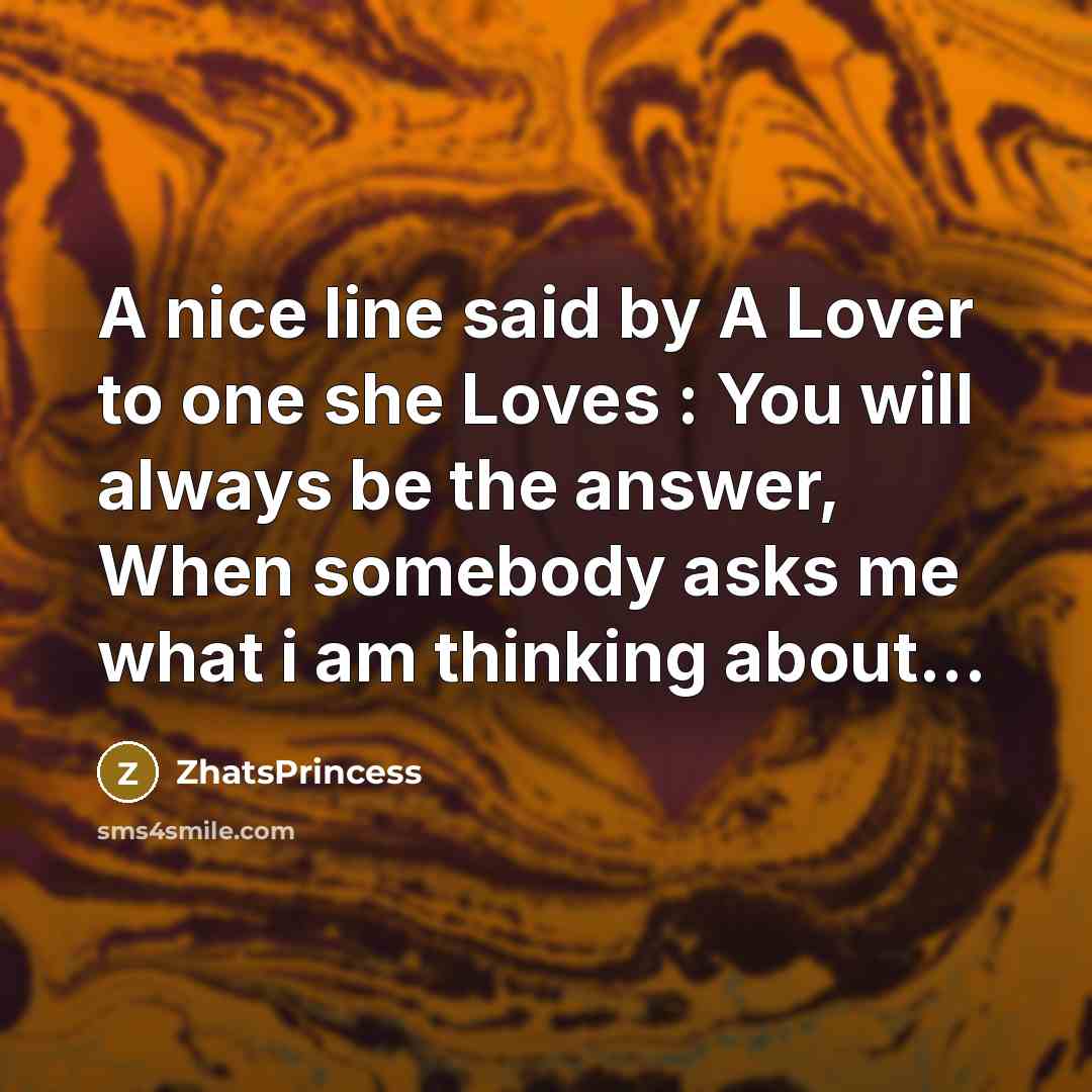 “A nice line said by A Lover to one she…” quote by ZhatsPrincess