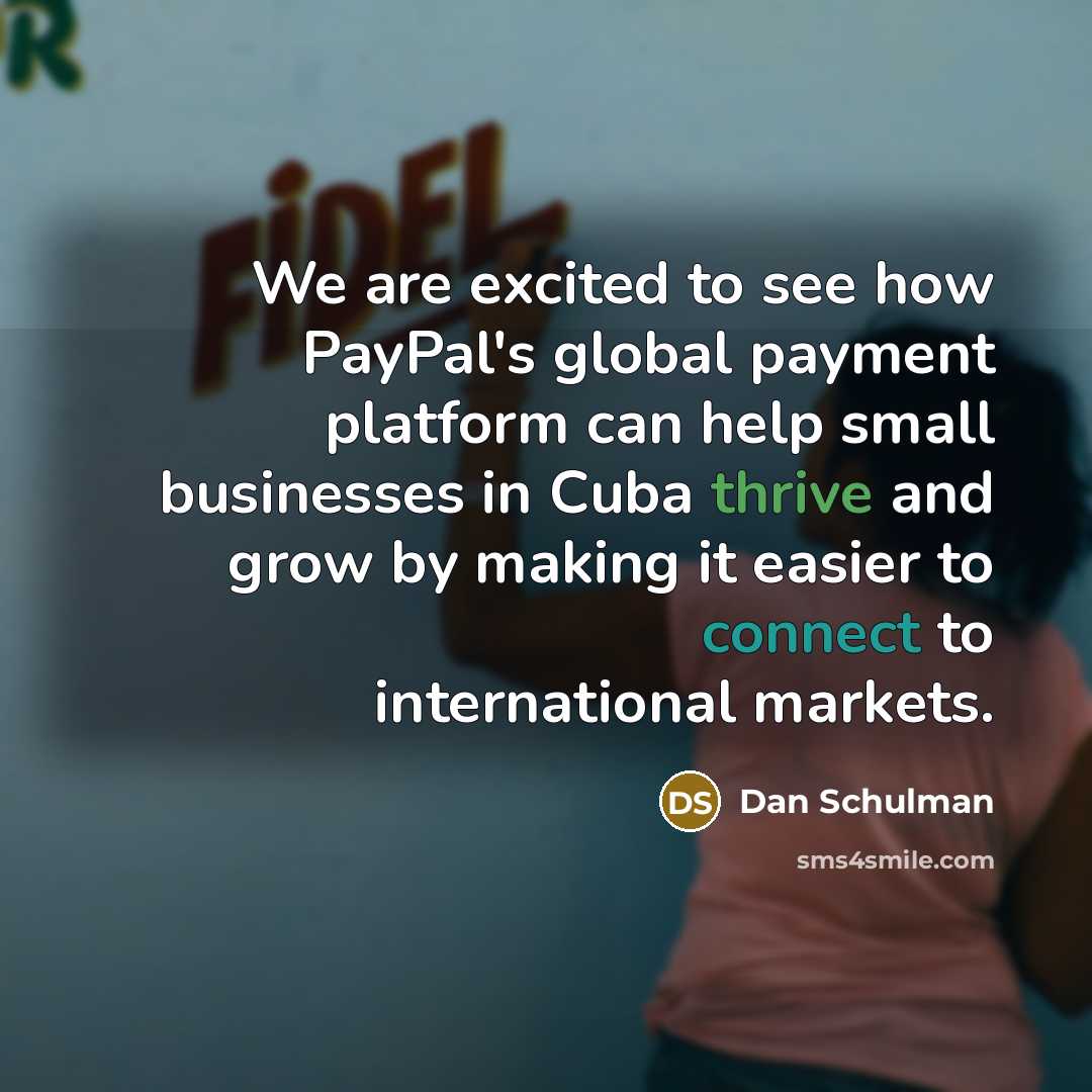 “We are excited to see how PayPal's global payment platform…” quote by Dan Schulman