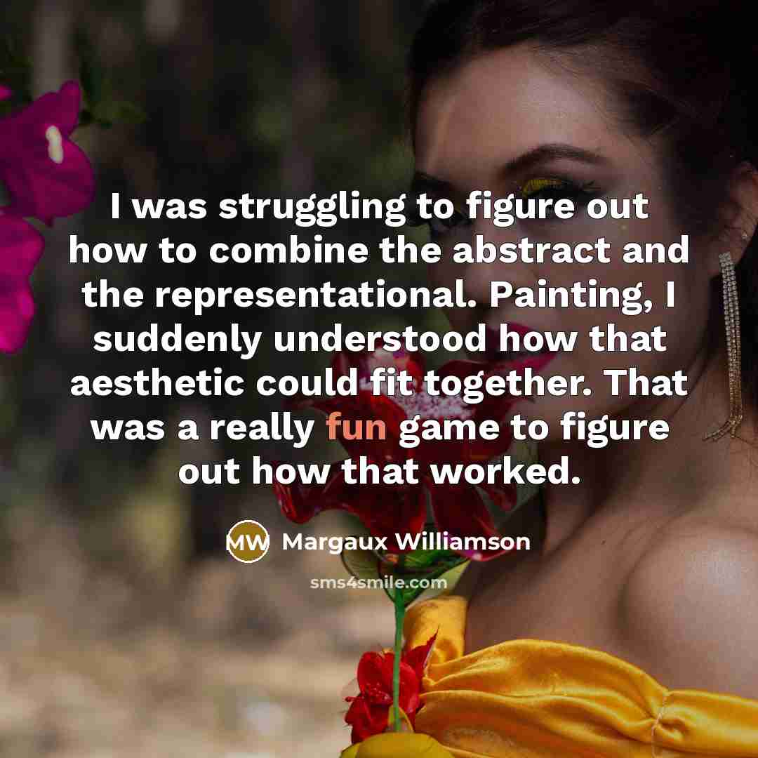 “I was struggling to figure out how to combine the…” quote by Margaux Williamson
