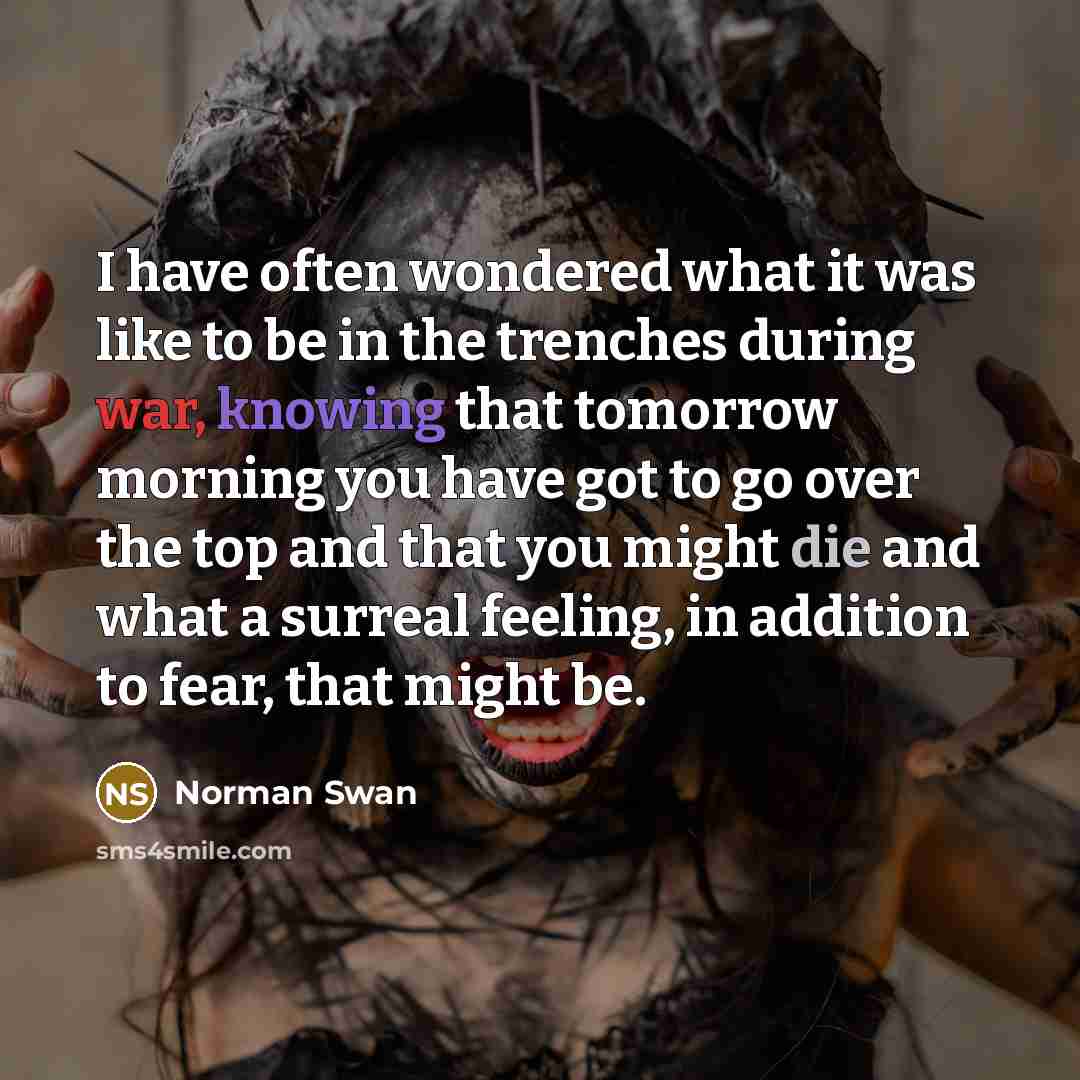 “I have often wondered what it was like to be…” quote by Norman Swan