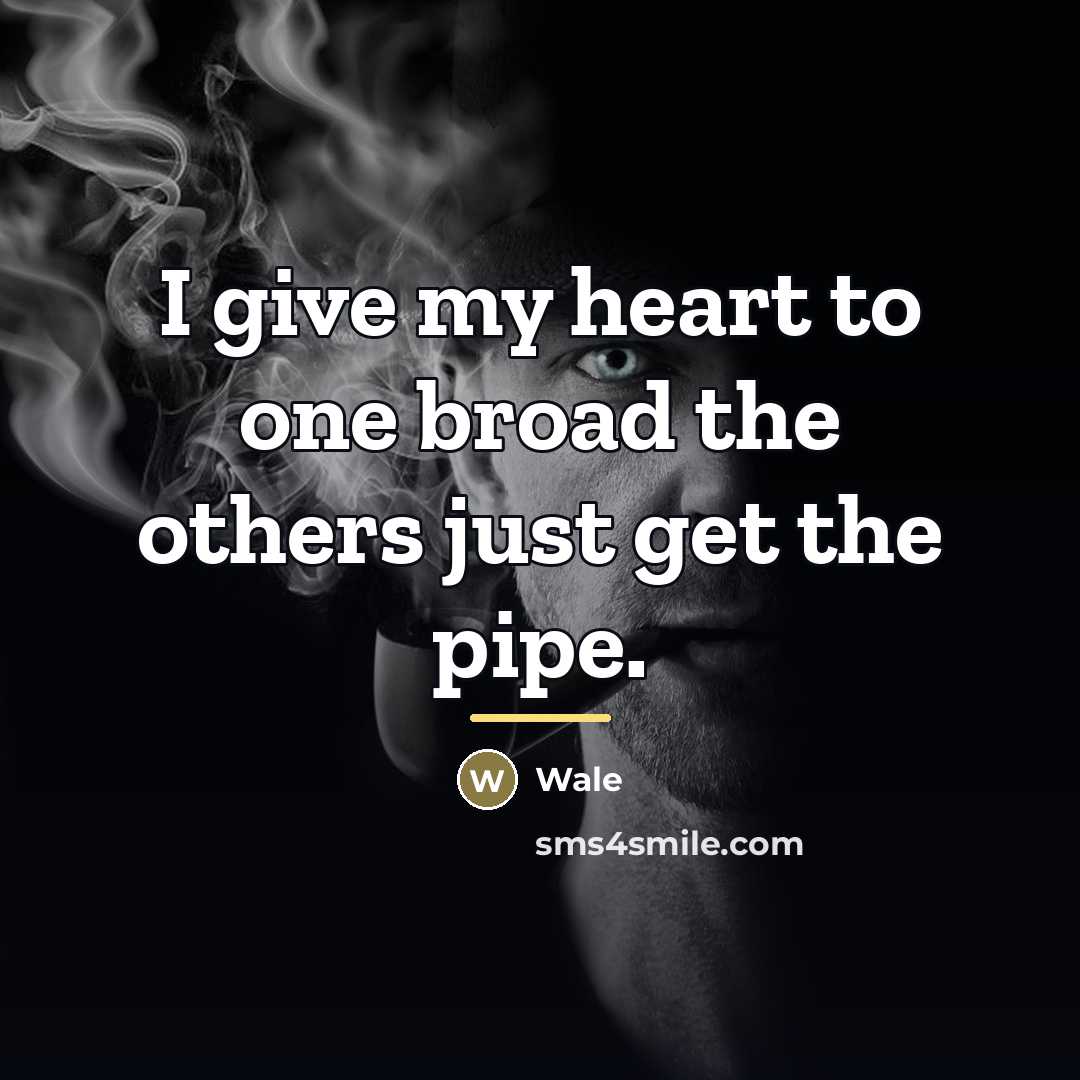 “I give my heart to one broad the others just…” quote by Wale