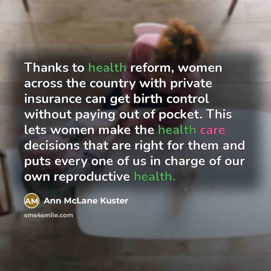 “Thanks to health reform, women across the country with private…” quote by Ann McLane Kuster