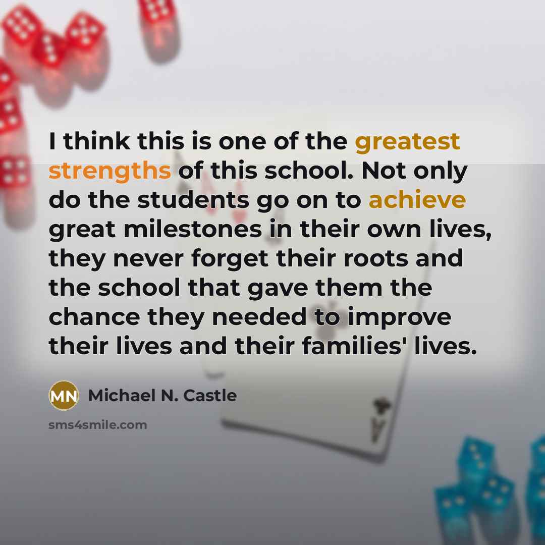 “I think this is one of the greatest strengths of…” quote by Michael N. Castle