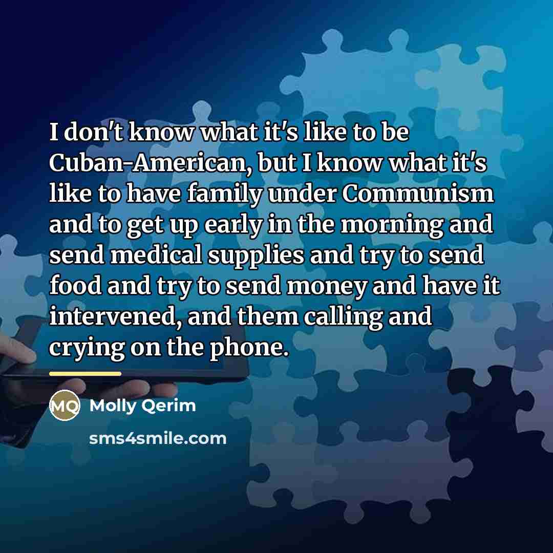 “I don't know what it's like to be Cuban-American, but…” quote by Molly Qerim