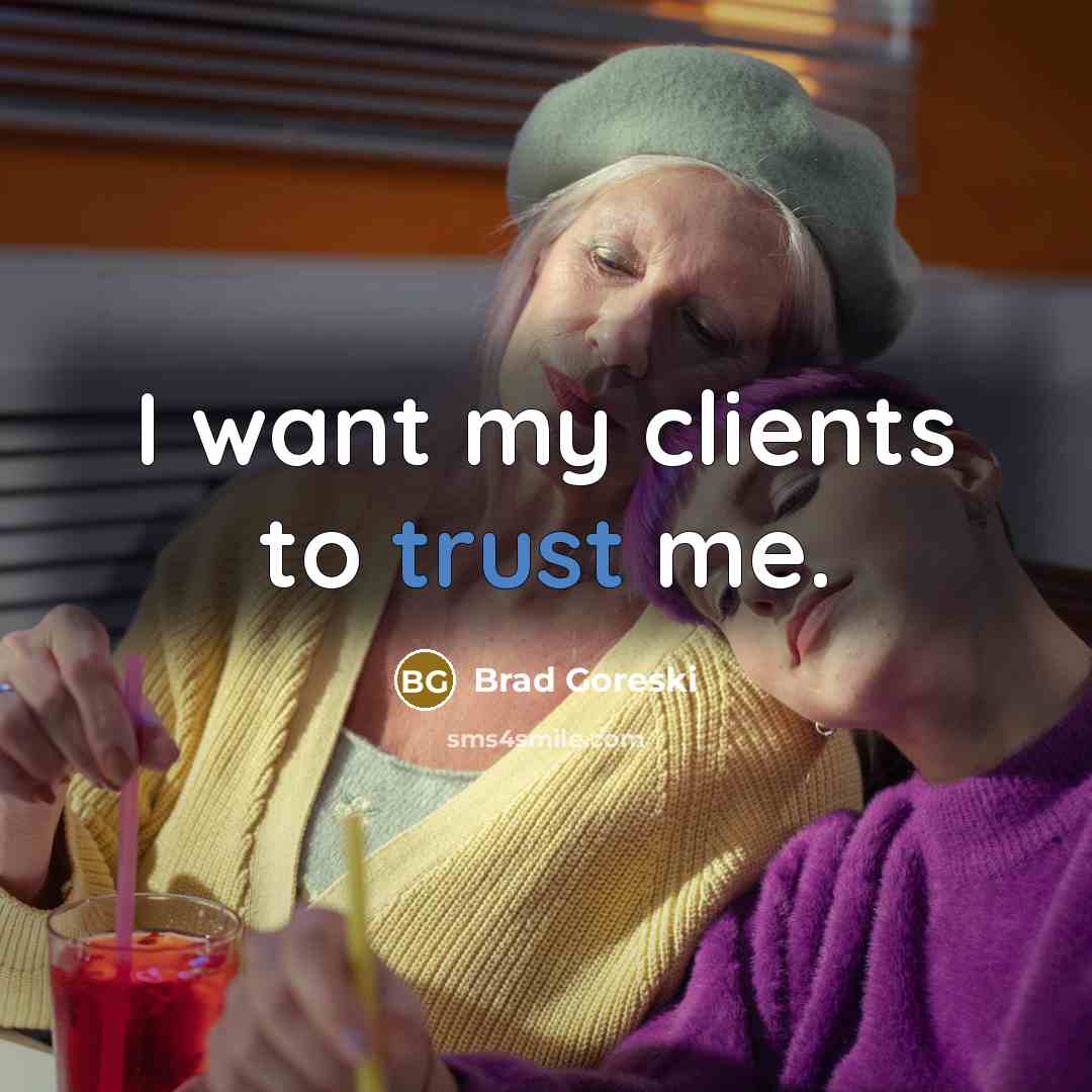 “I want my clients to trust me.…” quote by Brad Goreski