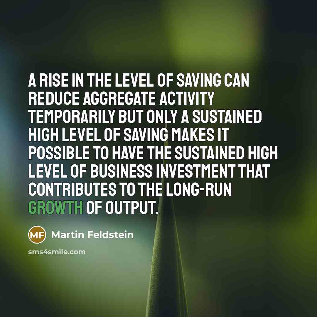 “A rise in the level of saving can reduce aggregate…” quote by Martin Feldstein