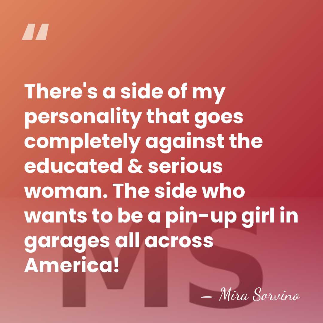 There's a side of my personality that goes completely against the educated&hellip; - Mira Sorvino