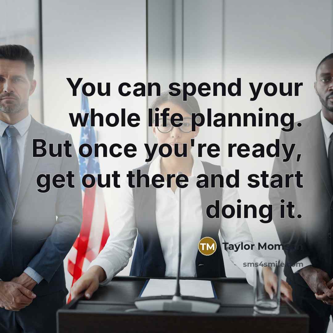 “You can spend your whole life planning. But once you're…” quote by Taylor Momsen