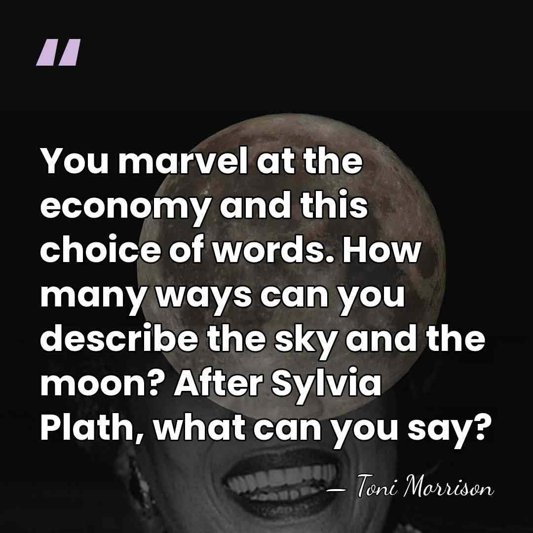 You marvel at the economy and this choice of words. How many&hellip; - Toni Morrison
