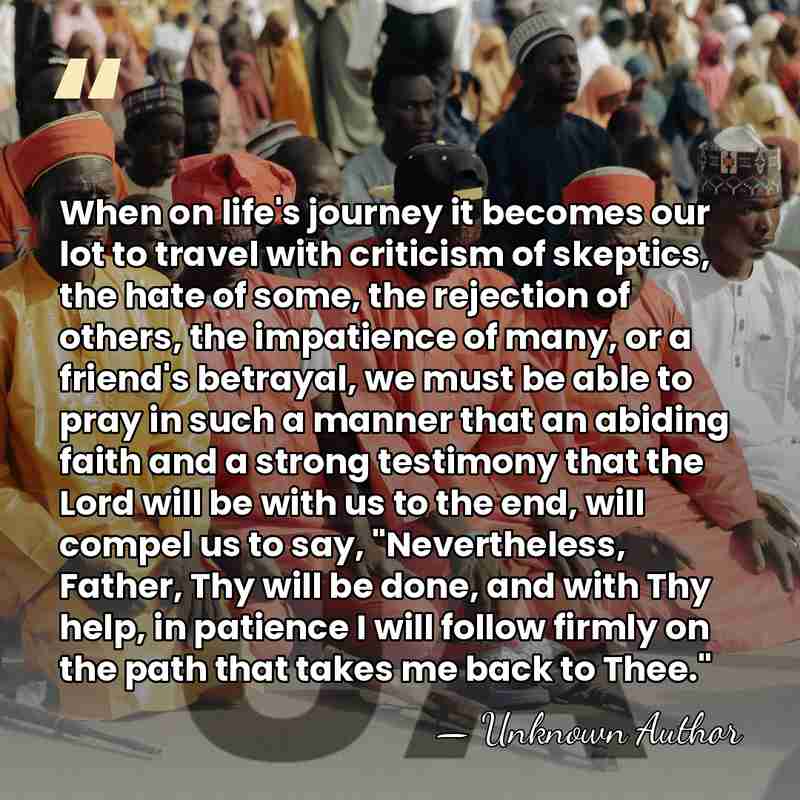 When on life's journey it becomes our lot to travel with criticism&hellip; - Unknown Author