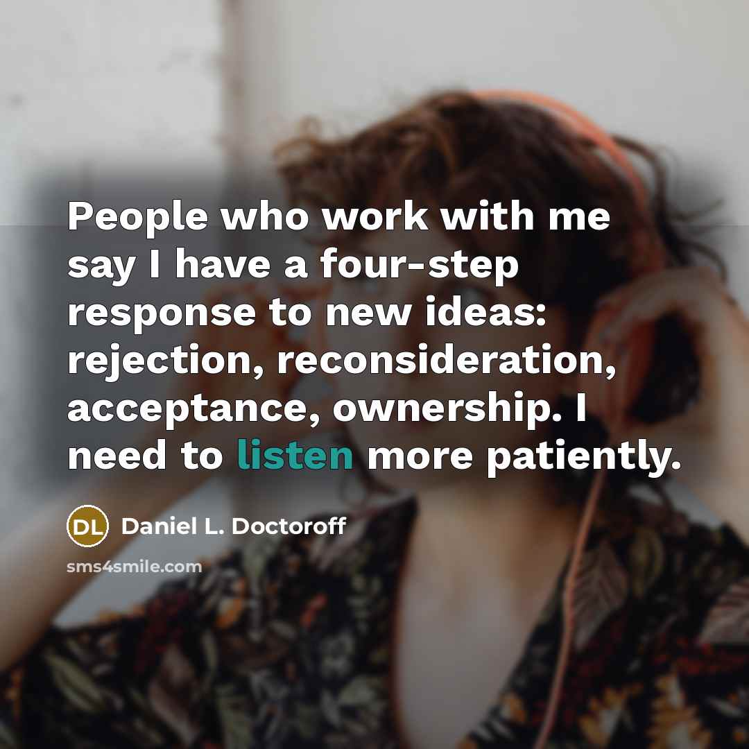 “People who work with me say I have a four-step…” quote by Daniel L. Doctoroff