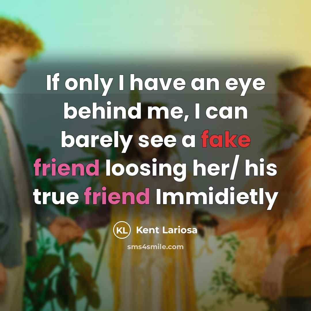 “If only I have an eye behind me, I can…” quote by Kent Lariosa