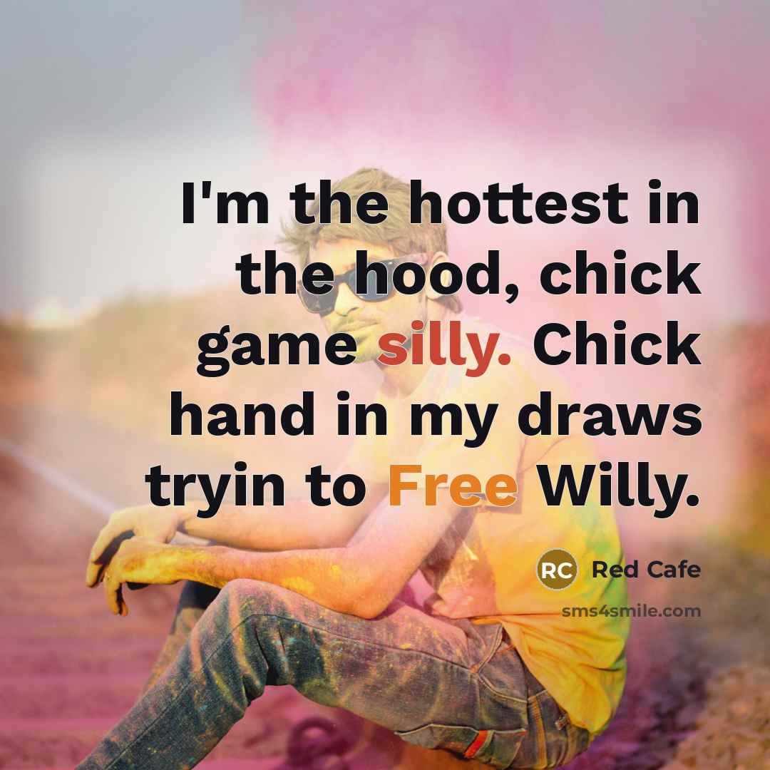 “I'm the hottest in the hood, chick game silly. Chick…” quote by Red Cafe